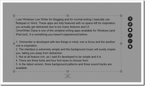 ommwriter windows how to change background